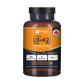 Vitamin D3 4000IU & K2 MK7 100μg Vegetarian 180 Tablets Supplement for Immune Support Calcium Boost, Bone & Muscle by Prowise