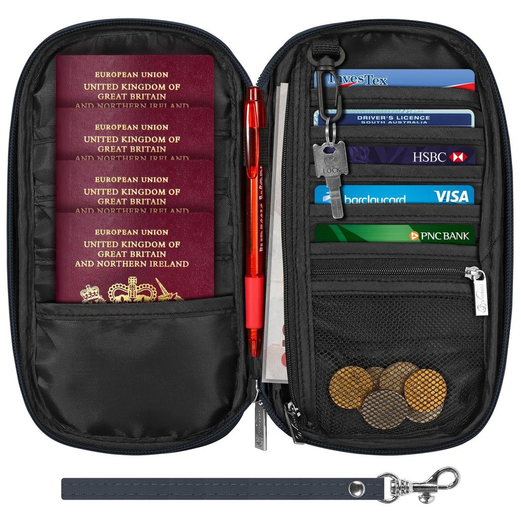 VINSANI DELUXE PASSPORT ORG NAVY BLUE 1010327